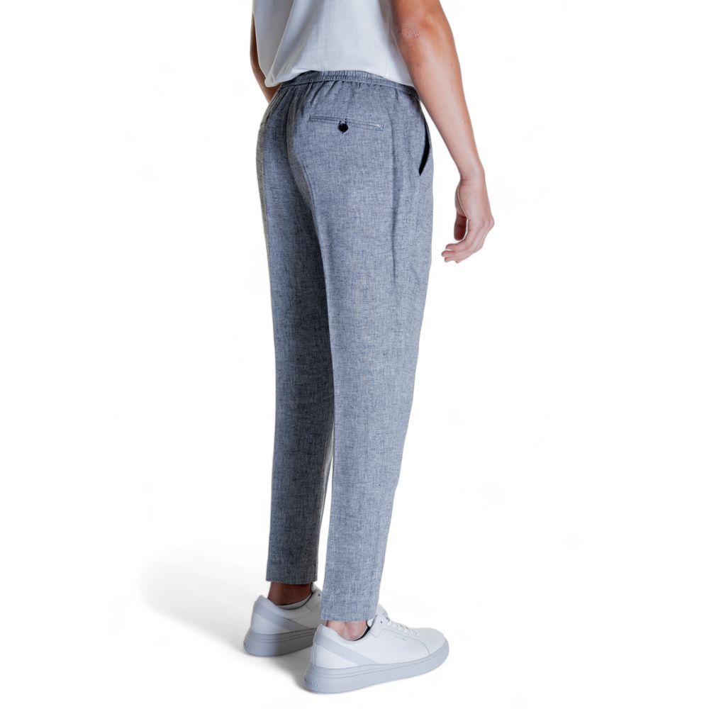 Antony Morato Black Linen Pant LUNESCAPE