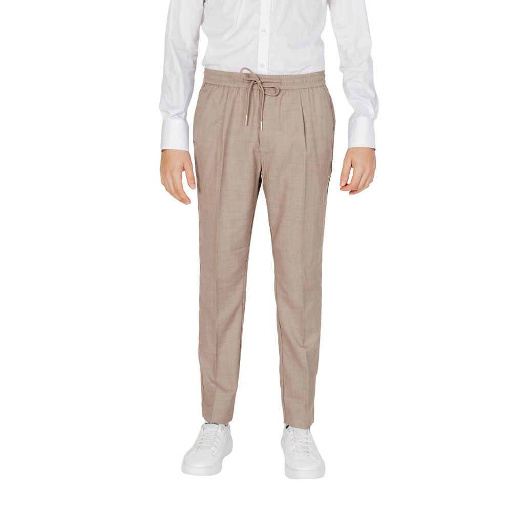 Antony Morato Beige Polyester Pant LUNESCAPE