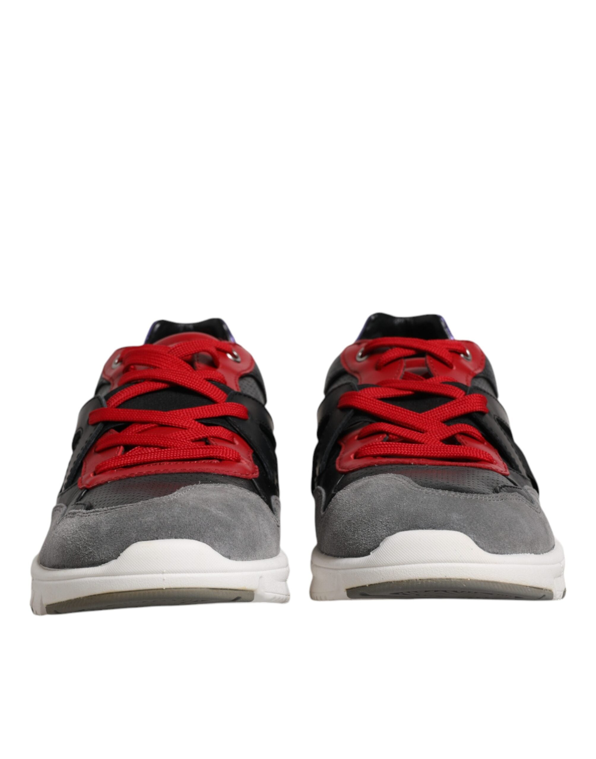Dolce & Gabbana Multicolor Leather Suede Low Top Sneakers Shoes LUNESCAPE