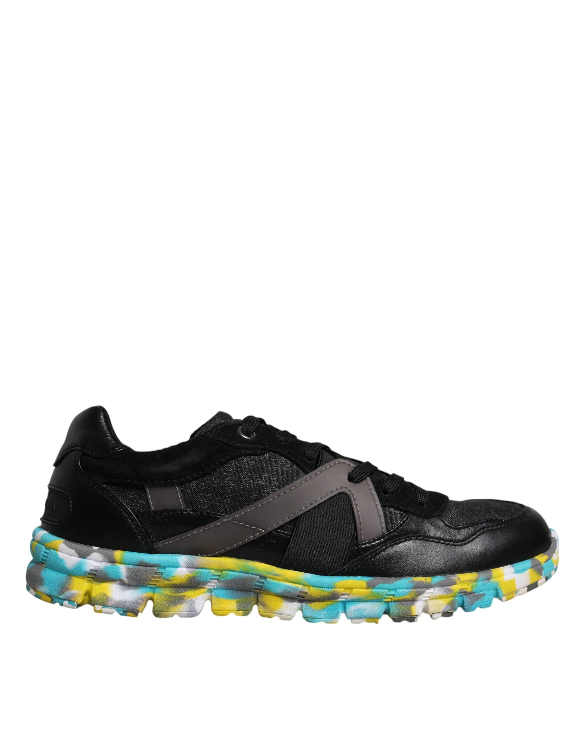 Dolce & Gabbana Black Polyester Low Top Men Sneakers Shoes LUNESCAPE