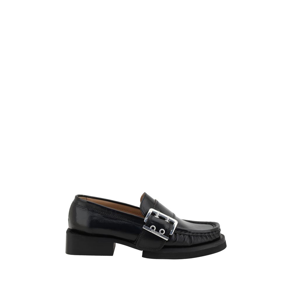 Ganni Feminine Buckle Loafers LUNESCAPE