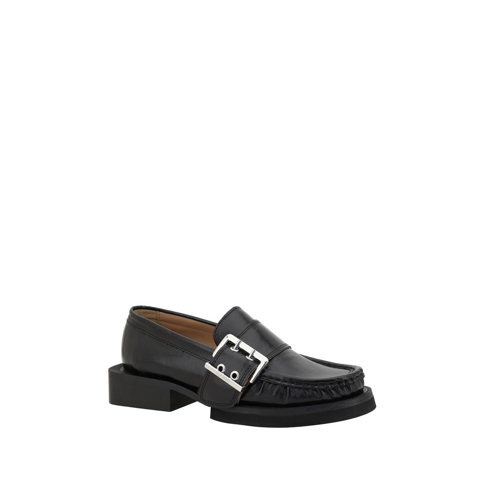 Ganni Feminine Buckle Loafers LUNESCAPE