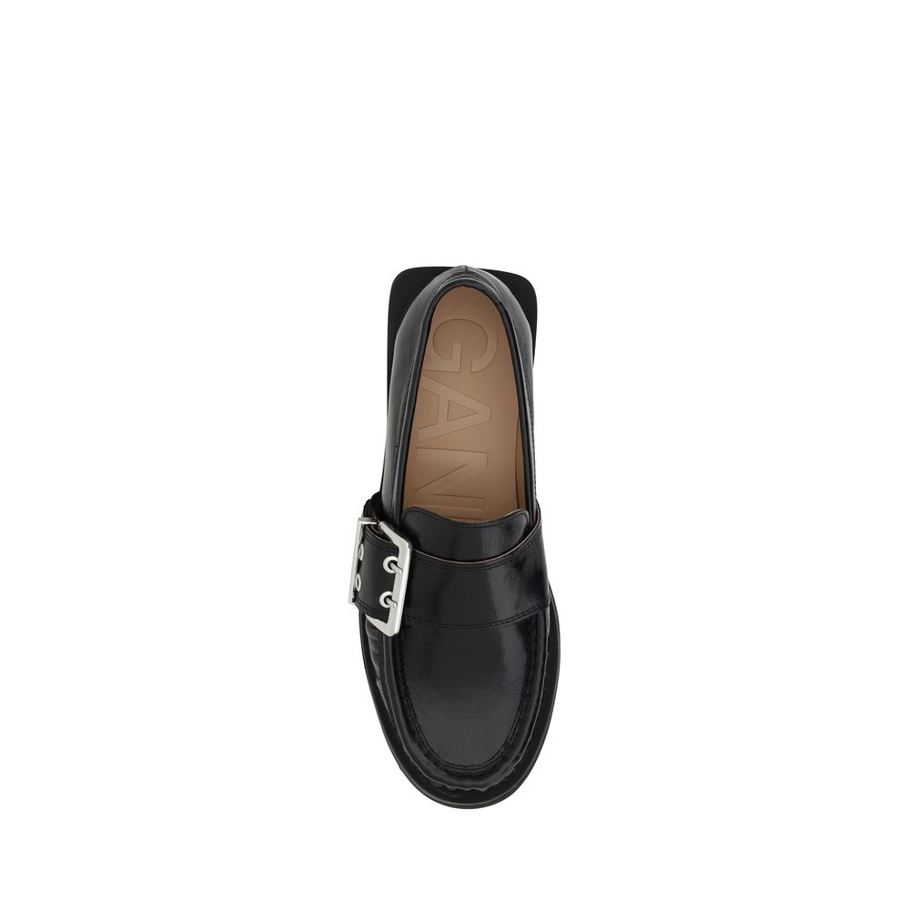 Ganni Feminine Buckle Loafers LUNESCAPE