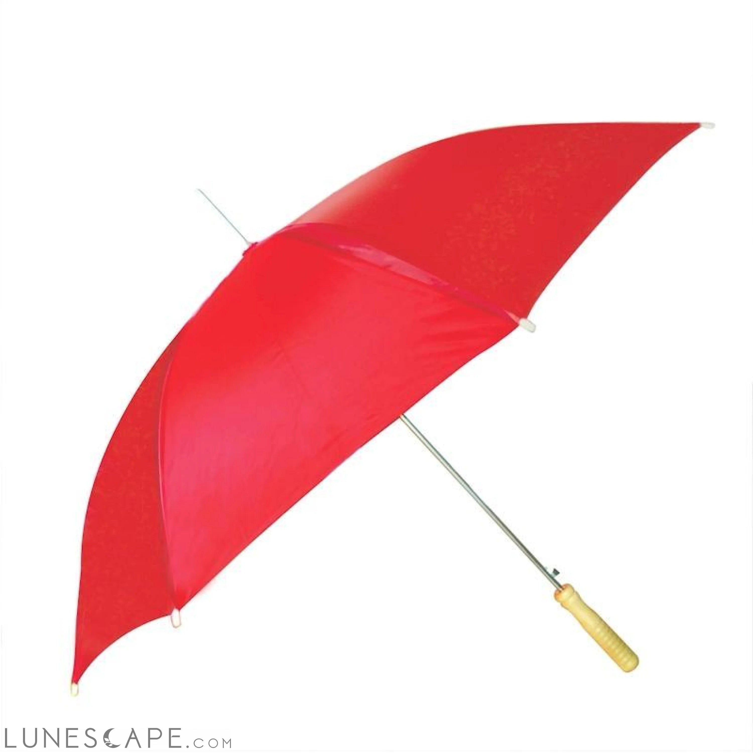 48" Auto Open Red Umbrella LUNESCAPE