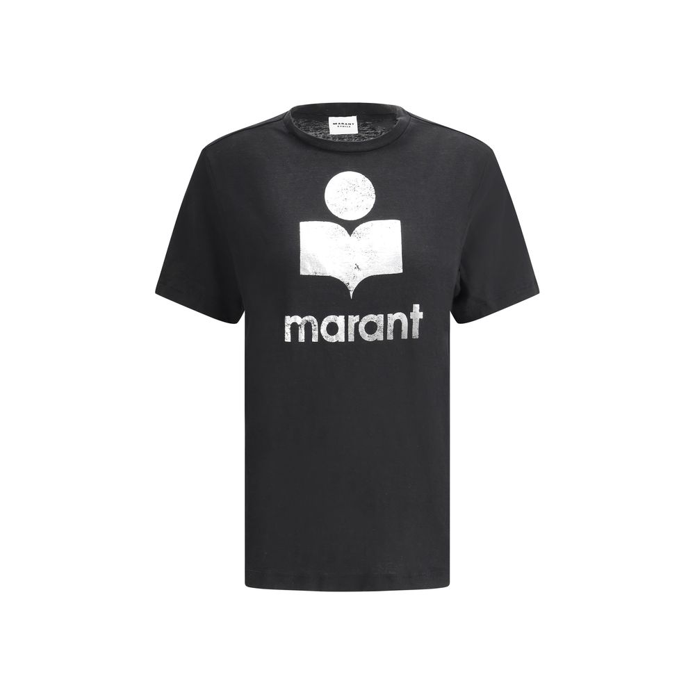 Isabel Marant Étoile Black Linen T-Shirt