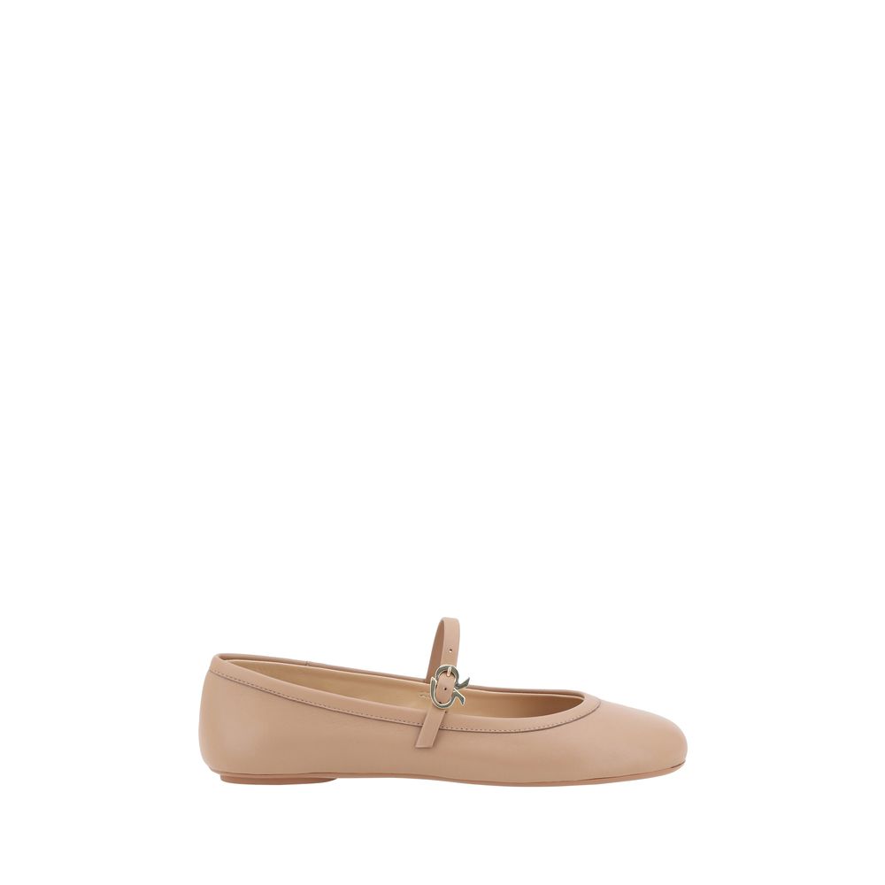 Gianvito Rossi Carla Ballerinas LUNESCAPE