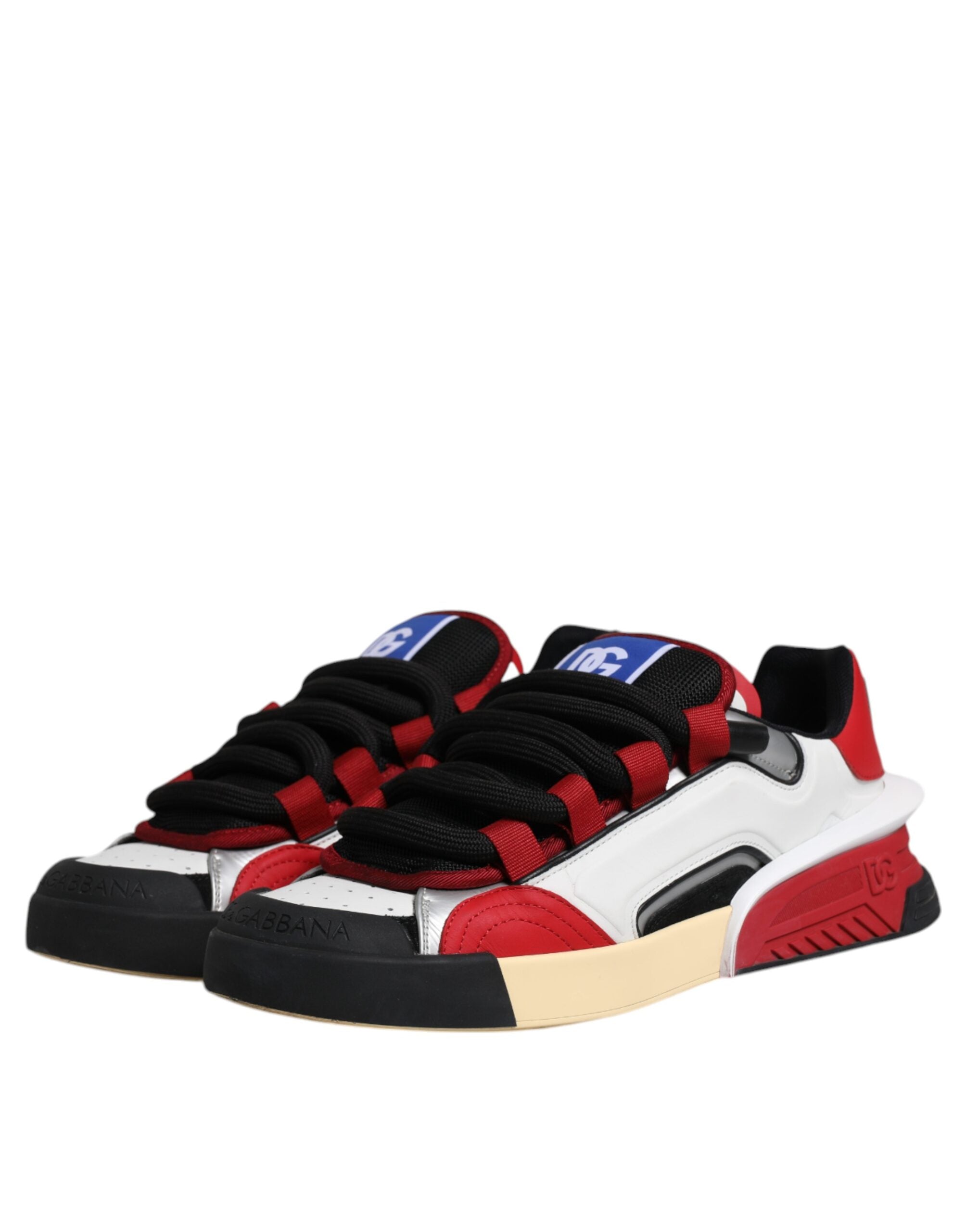 Dolce & Gabbana Multicolor Portofino Space Sneakers Shoes LUNESCAPE