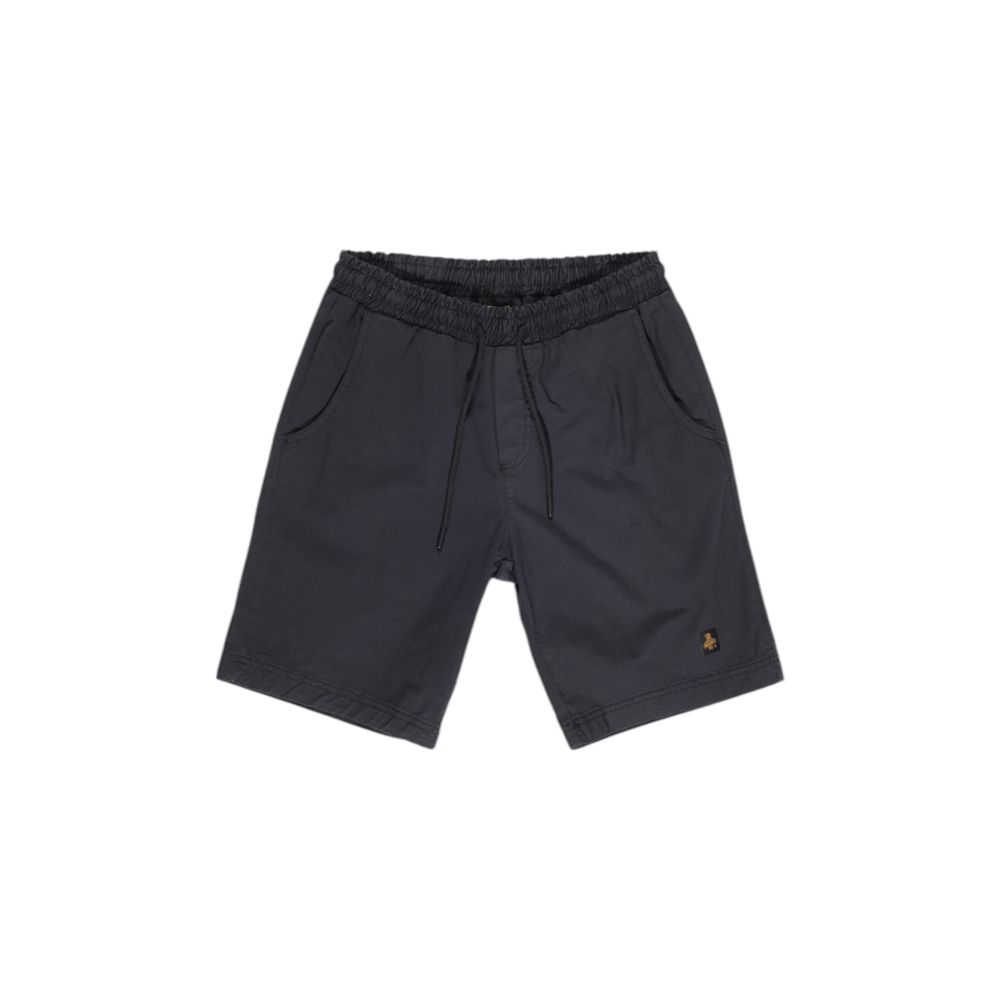 Refrigiwear Black Cotton Bermuda LUNESCAPE