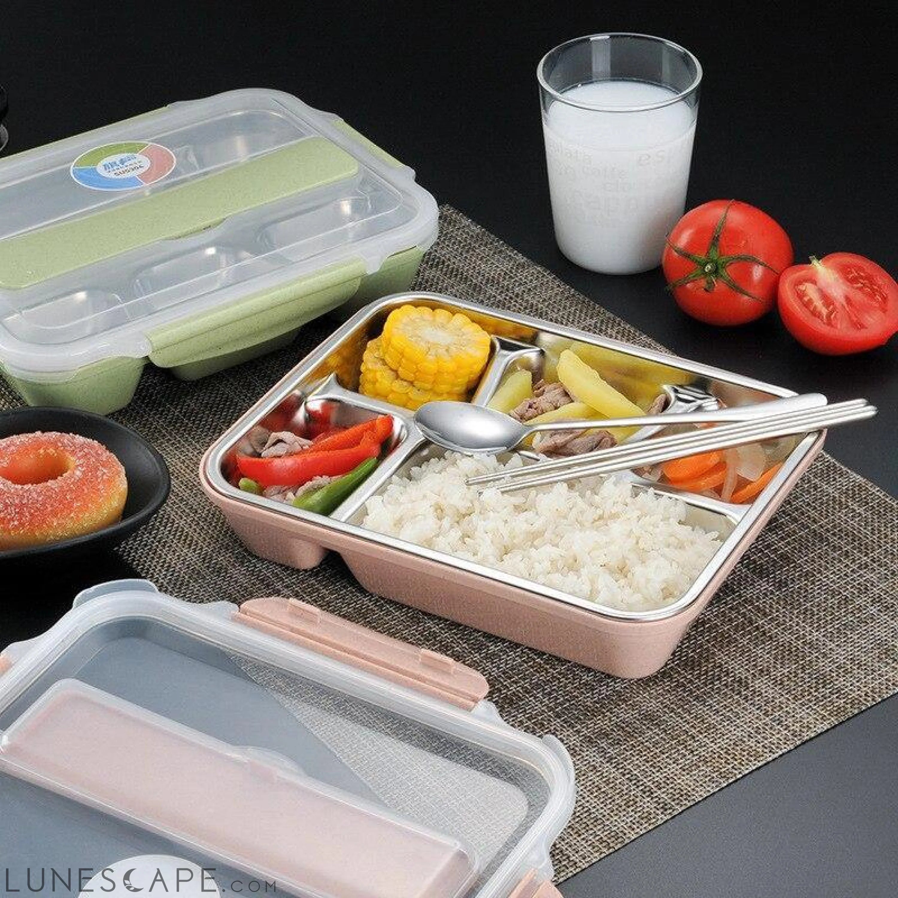 5-Compartment Bento Lunch Box LUNESCAPE