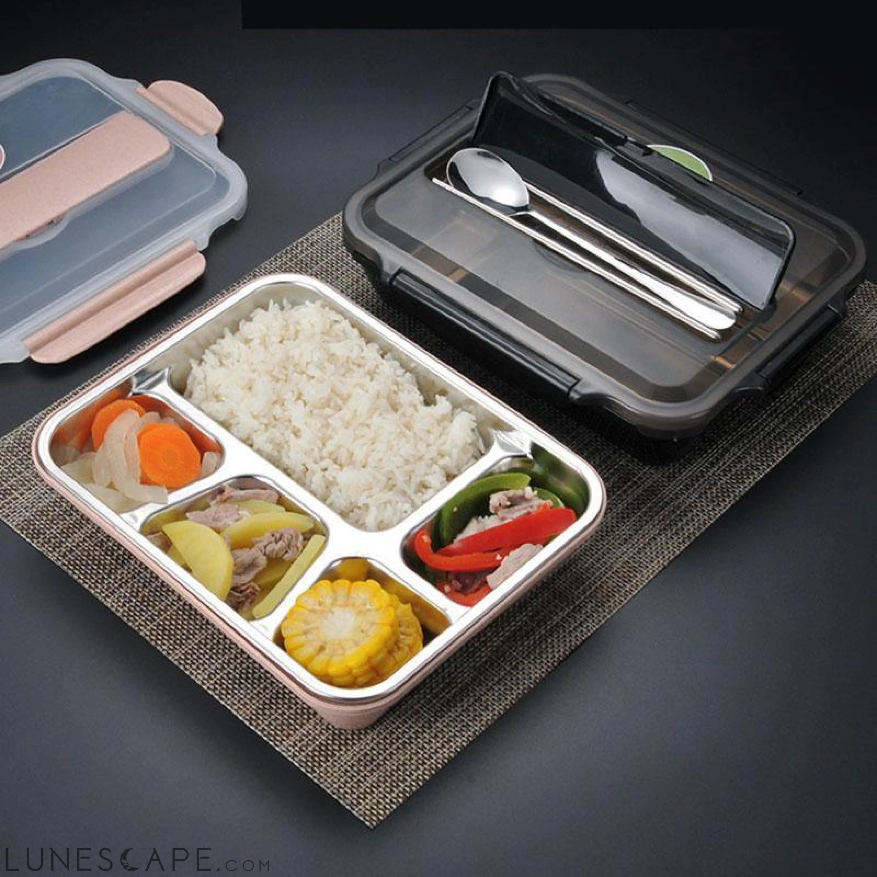 5-Compartment Bento Lunch Box LUNESCAPE