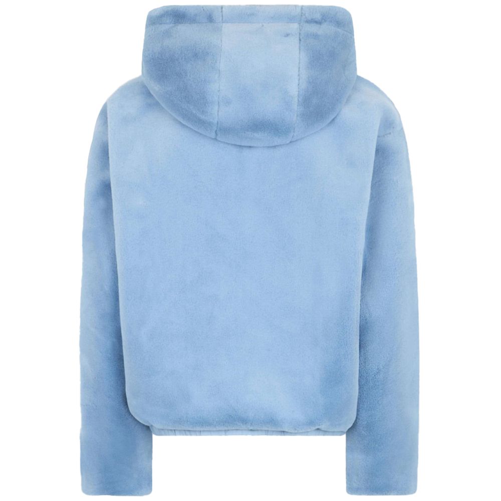 Moose Knuckles Light Blue Nylon Women Jacket LUNESCAPE