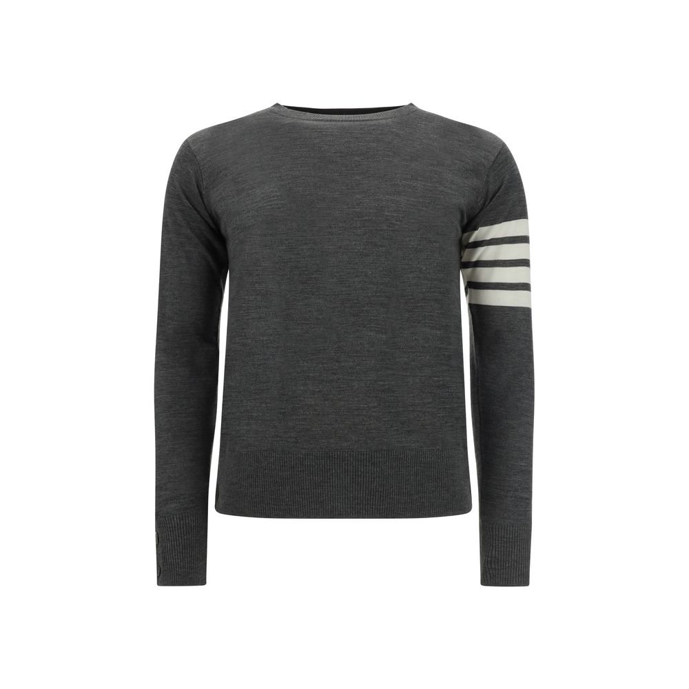 Thom Browne Gray Wool Oves Aries Sweatshirt