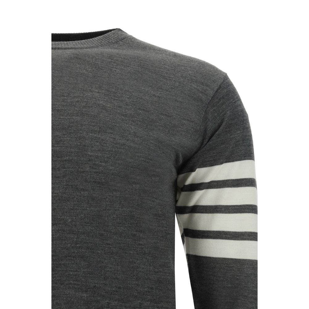 Thom Browne Gray Wool Oves Aries Sweatshirt