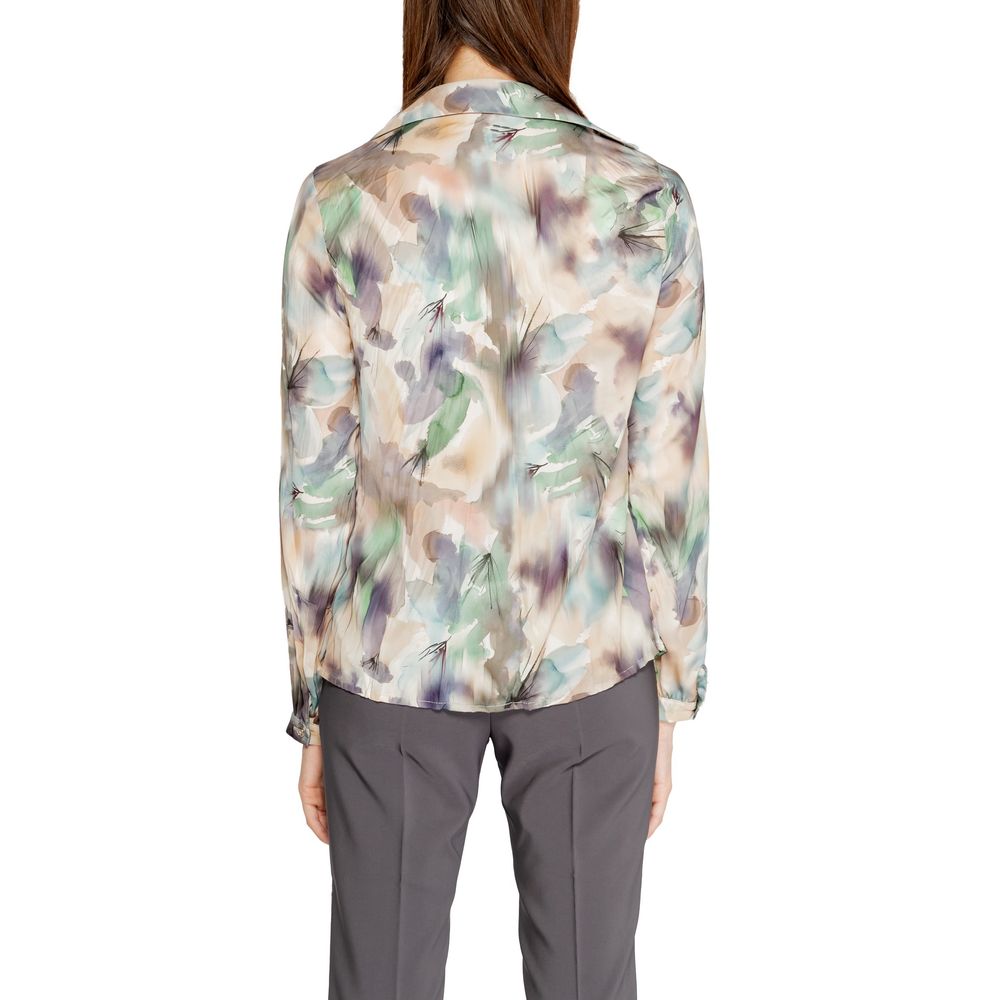 Rinascimento Bicolor Polyester Blouse