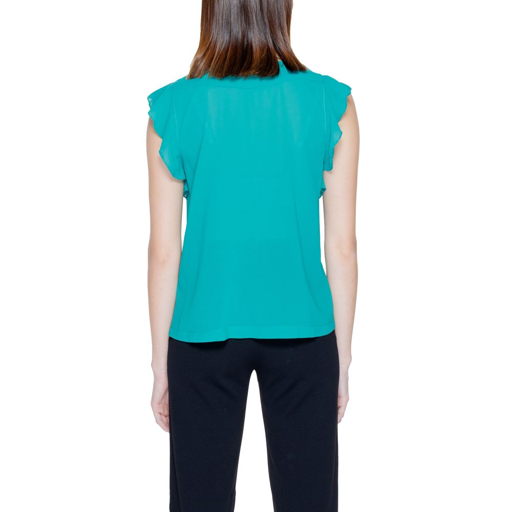 Rinascimento Green Polyester Blouse LUNESCAPE