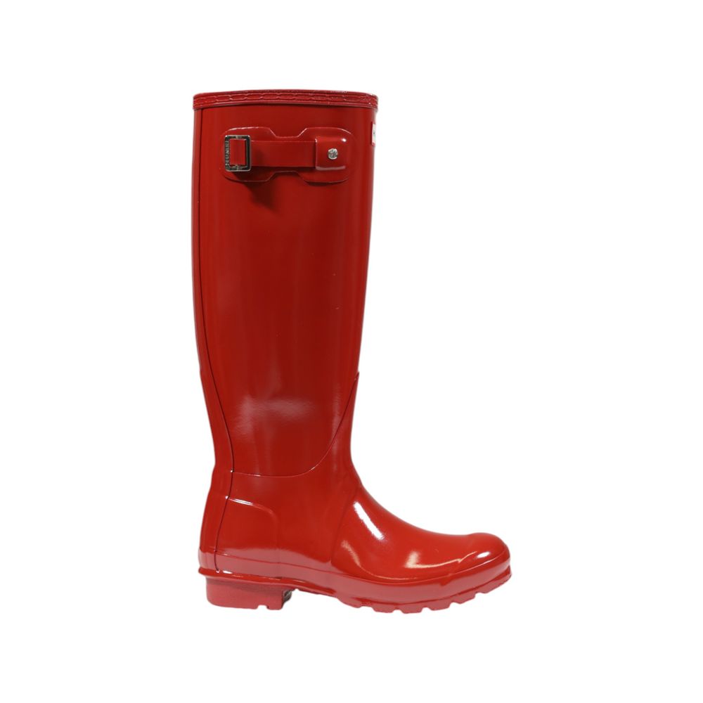 Hunter Red High Gloss Rain Boot LUNESCAPE