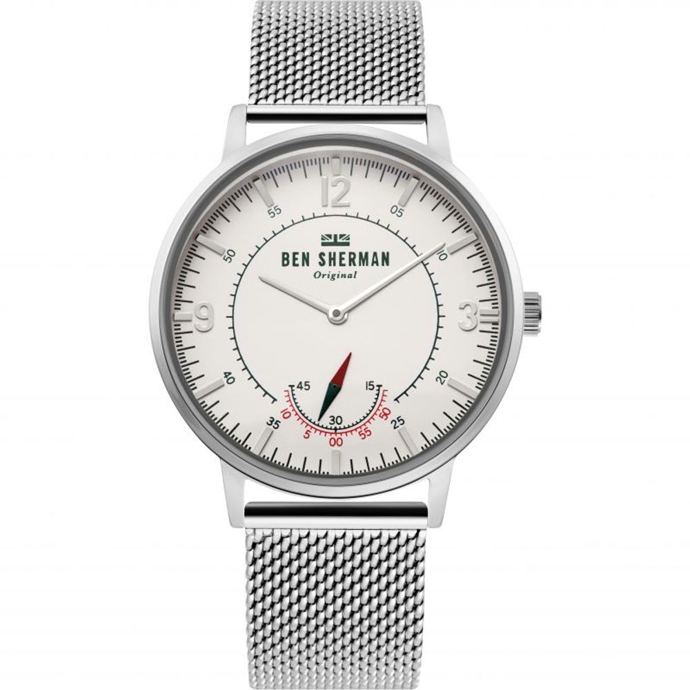 Ben Sherman Silver Stainless Steel Watch LUNESCAPE