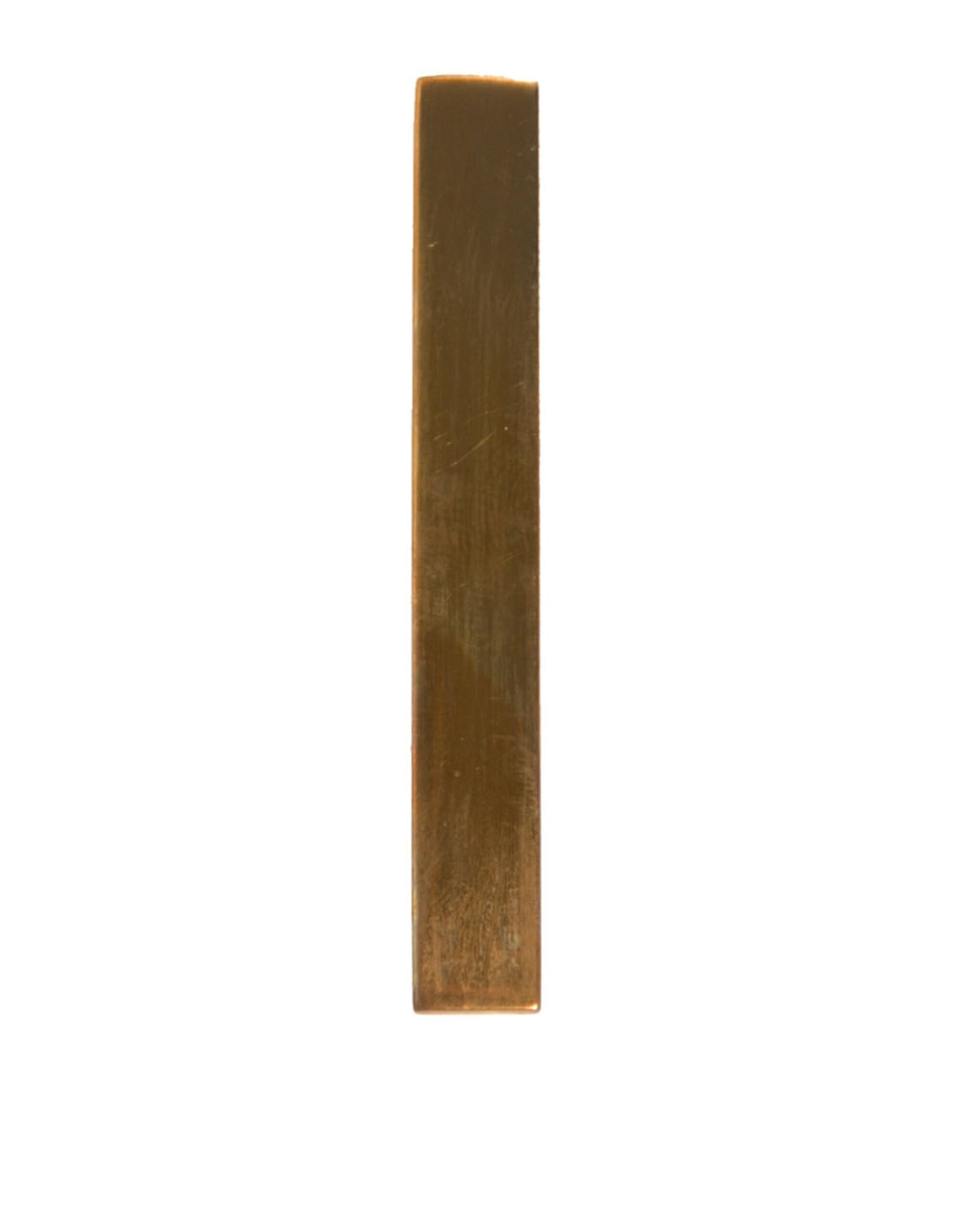 Dolce & Gabbana Gold Tone Brass Logo Branded Tie Clip Bar LUNESCAPE