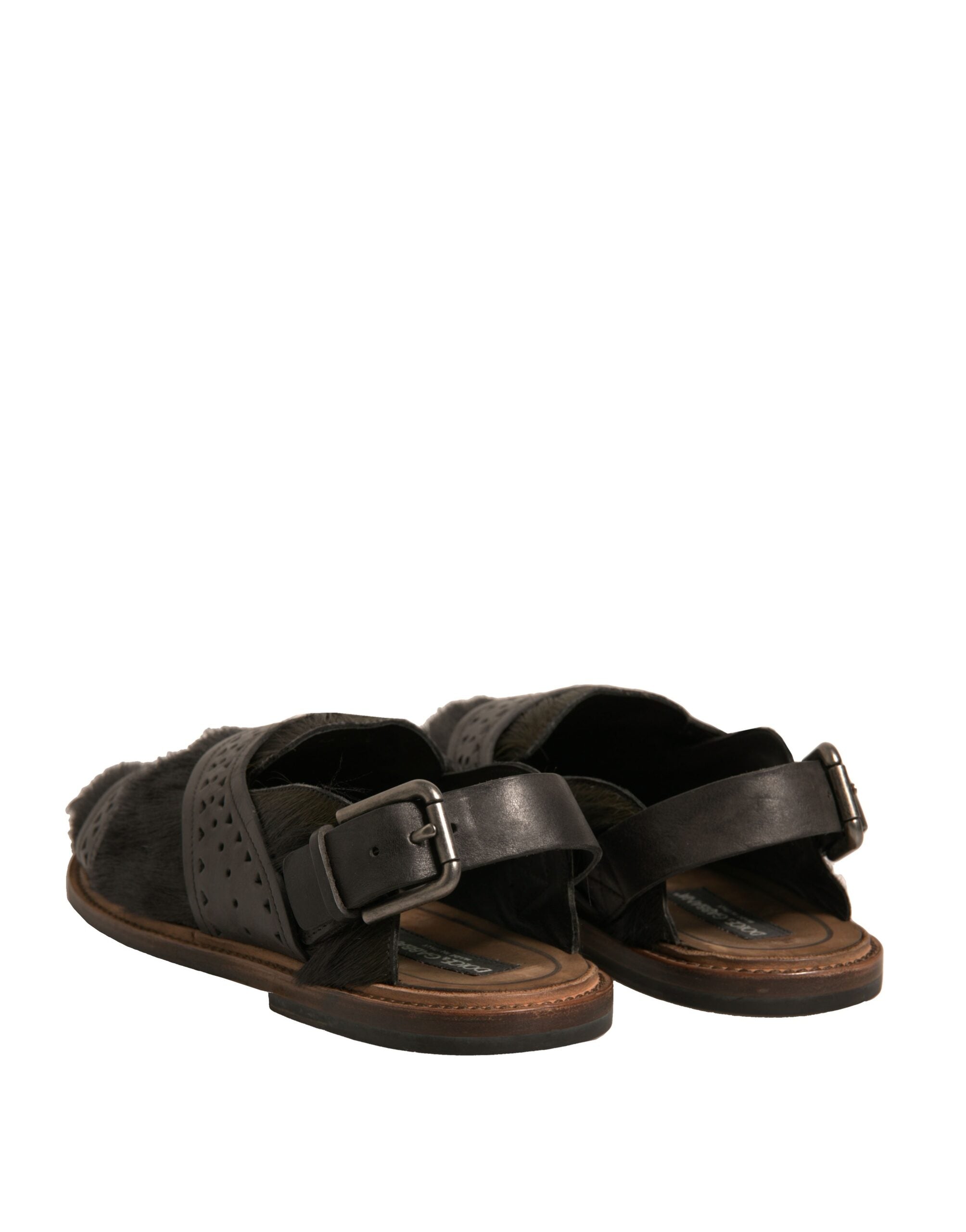 Dolce & Gabbana Green  Backstrap Sandal
