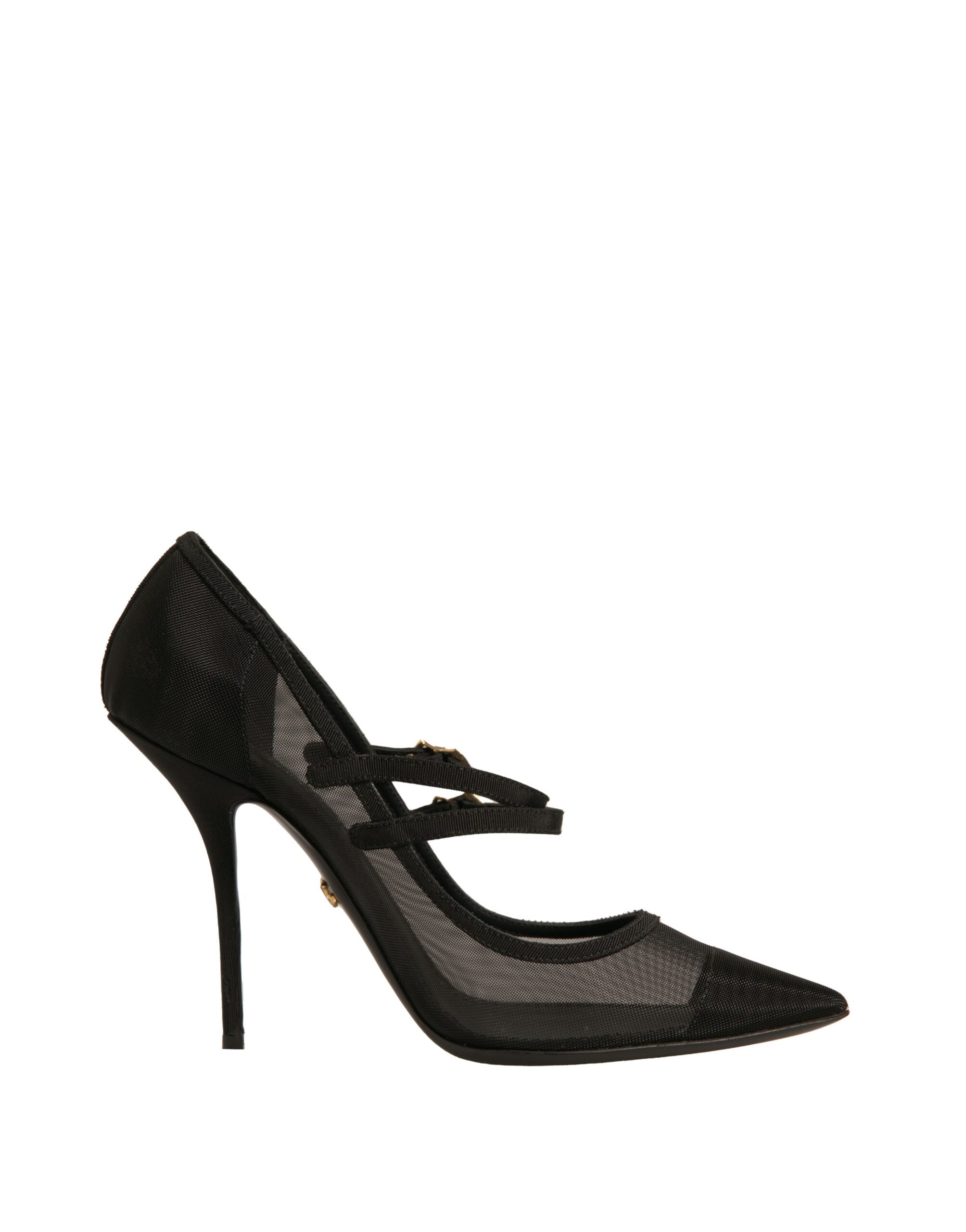 Dolce & Gabbana Black Mesh Mary Jane Stiletto Heel Pump LUNESCAPE