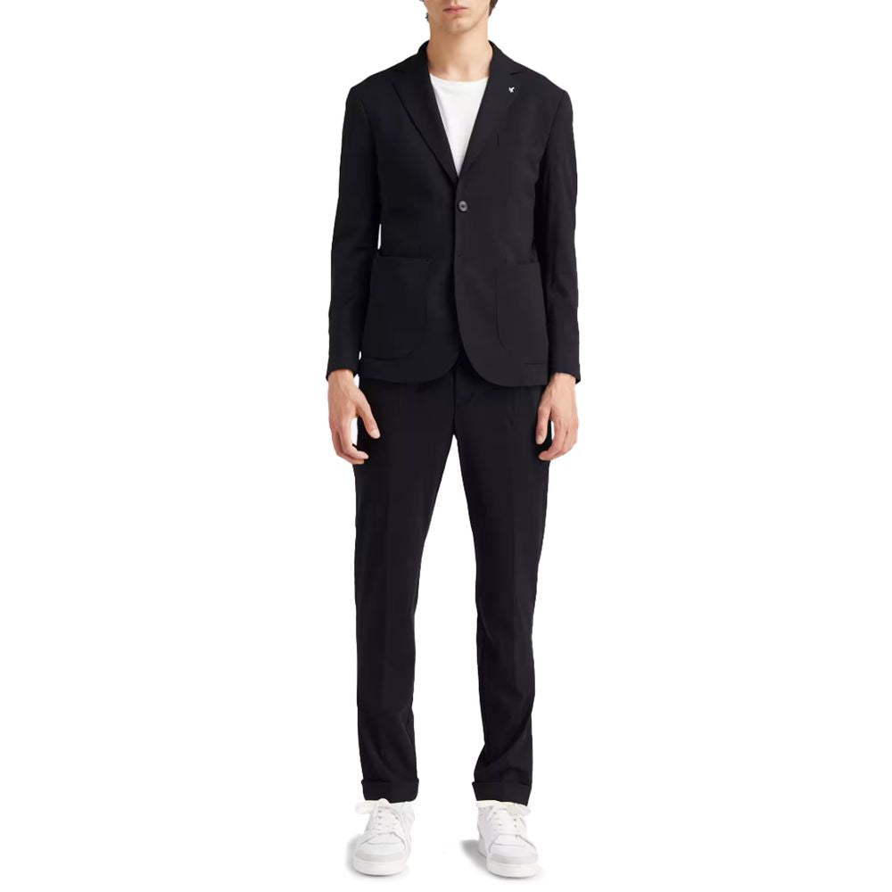 AT.P.CO Blue Nylon Suit LUNESCAPE