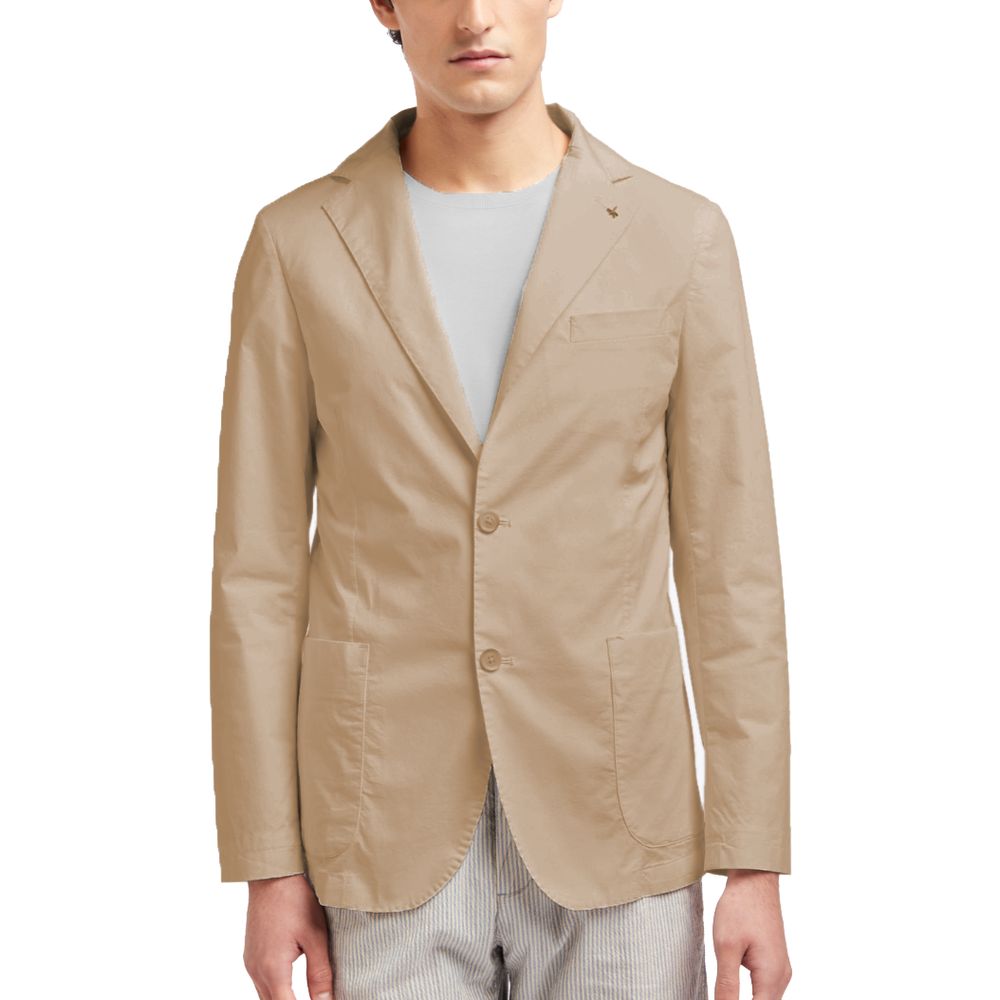 AT.P.CO Beige Cotton Blazer LUNESCAPE