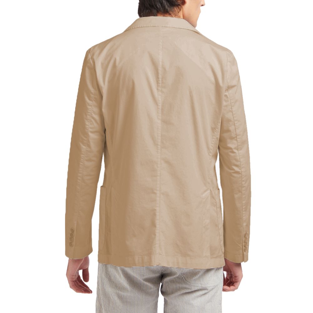 AT.P.CO Beige Cotton Blazer LUNESCAPE