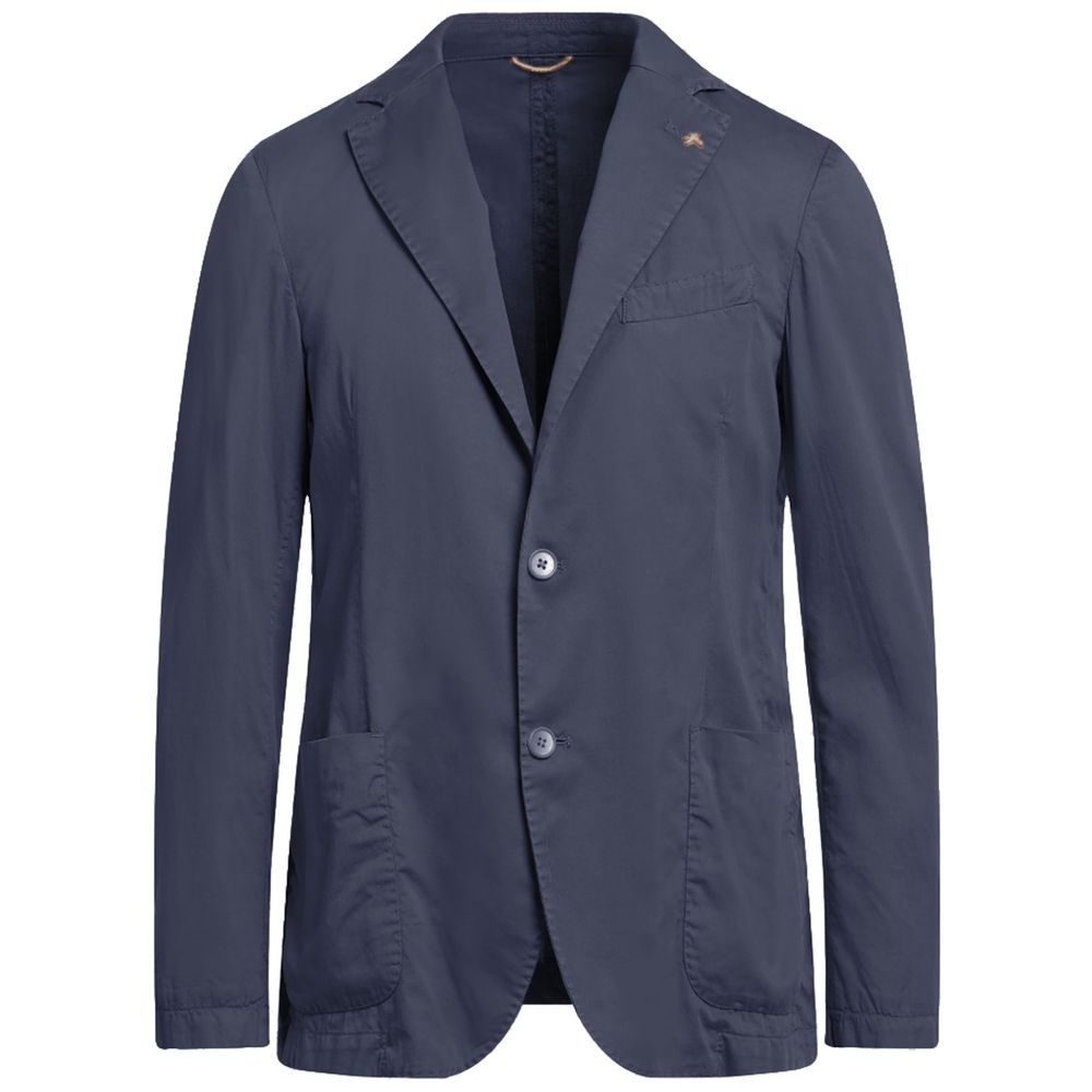 AT.P.CO Blue Cotton Blazer LUNESCAPE