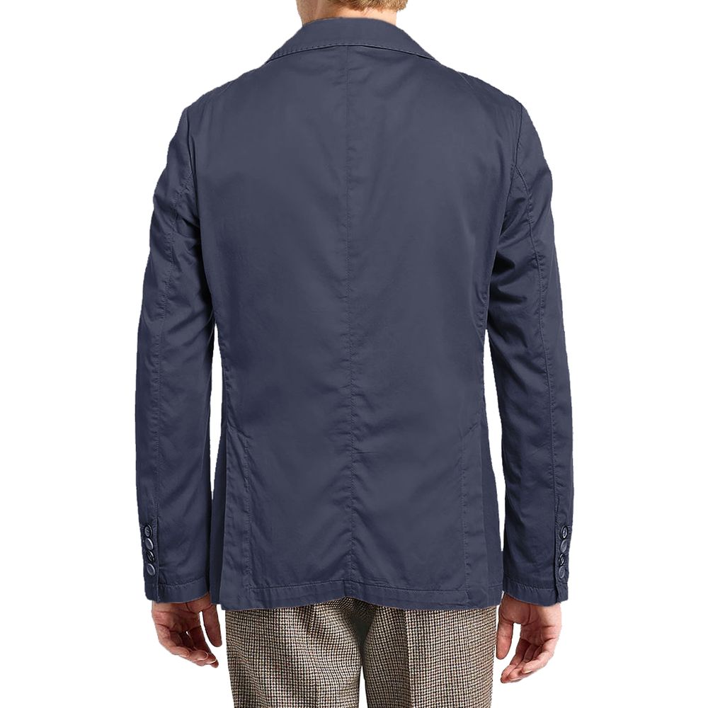 AT.P.CO Blue Cotton Blazer LUNESCAPE