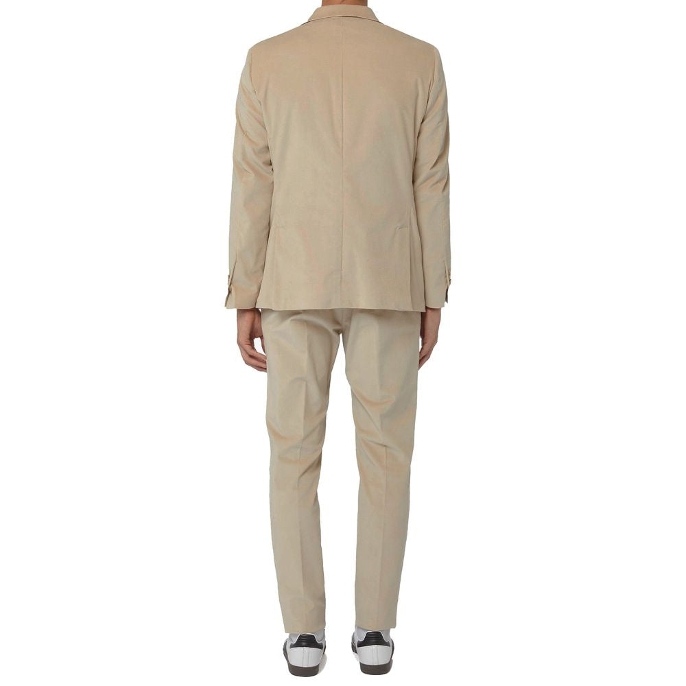 AT.P.CO Beige Cotton Suit LUNESCAPE