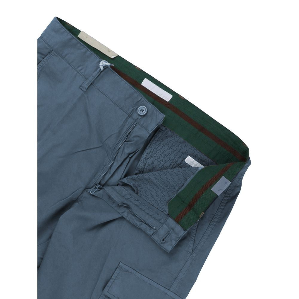 AT.P.CO Light Blue Cotton Men Trouser LUNESCAPE