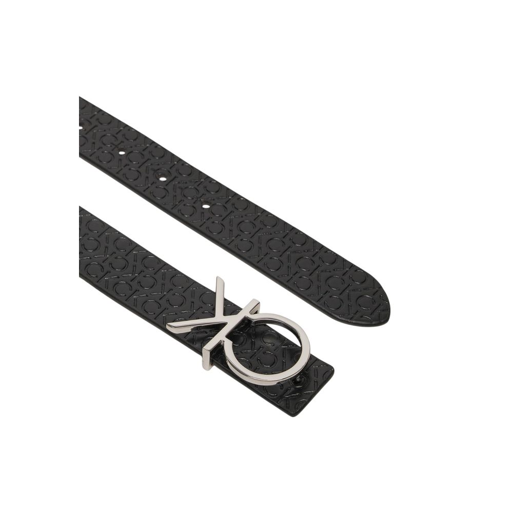 Calvin Klein Black Leather Belt LUNESCAPE
