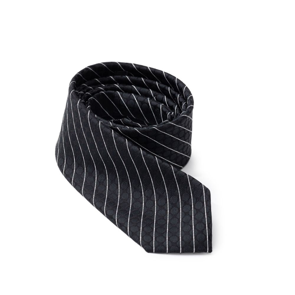 Dolce & Gabbana Black Polyester Ties & Bowty LUNESCAPE