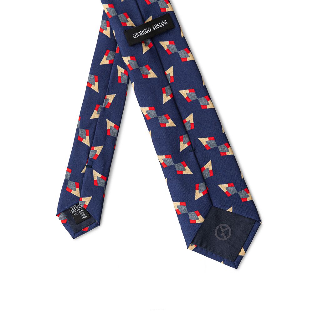 Giorgio Armani Blue Silk Ties & Bowty LUNESCAPE