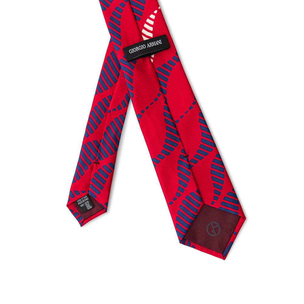 Giorgio Armani Red Silk Ties & Bowty LUNESCAPE