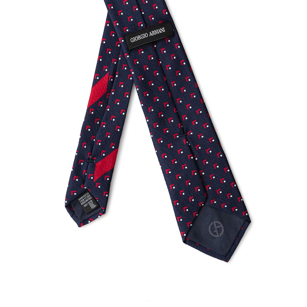 Giorgio Armani Blue Silk Ties & Bowty LUNESCAPE