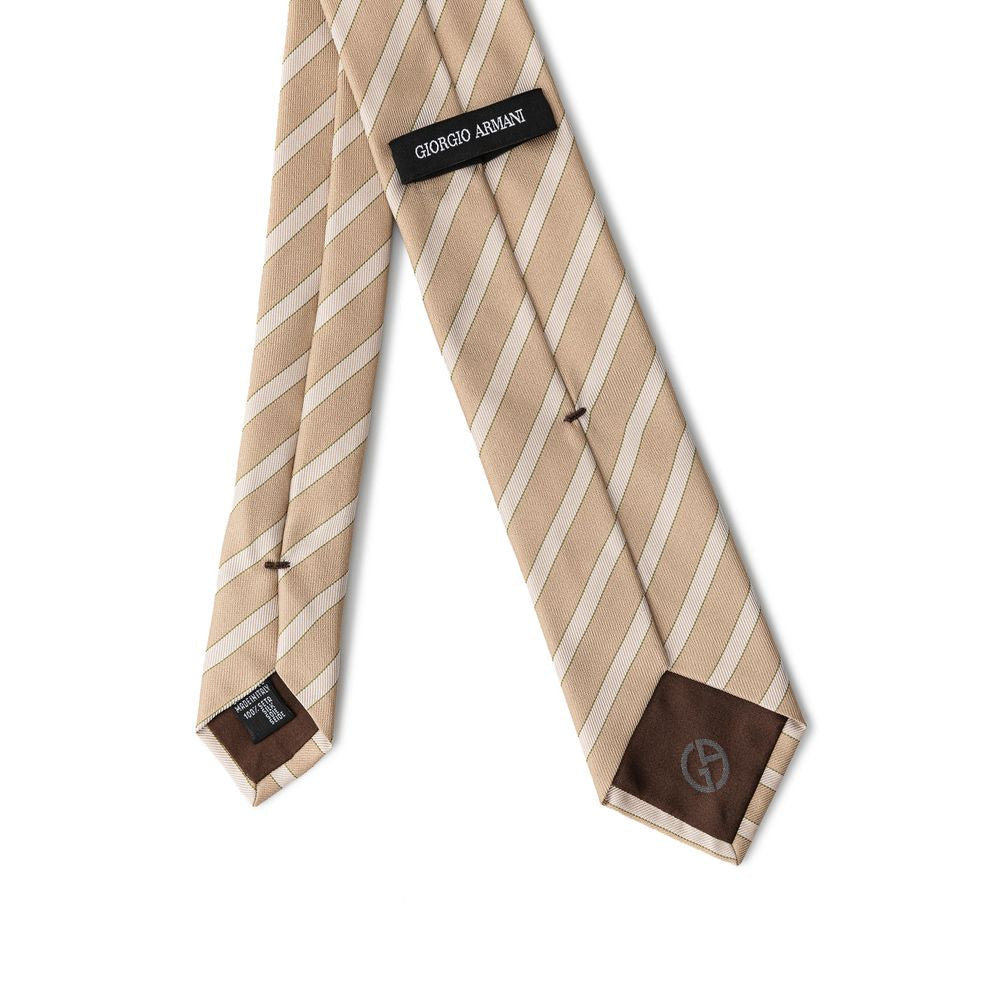 Giorgio Armani Gold Silk Ties & Bowty LUNESCAPE