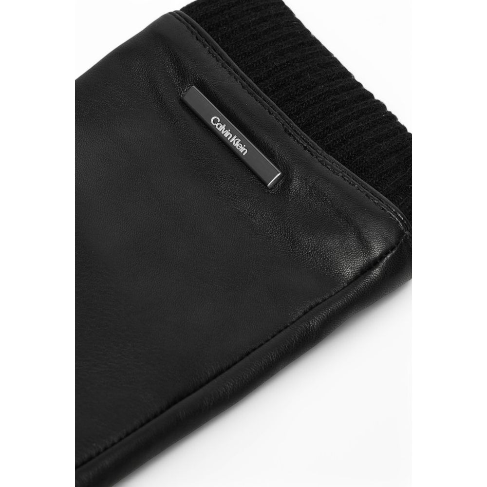Calvin Klein Black Leather Glove LUNESCAPE