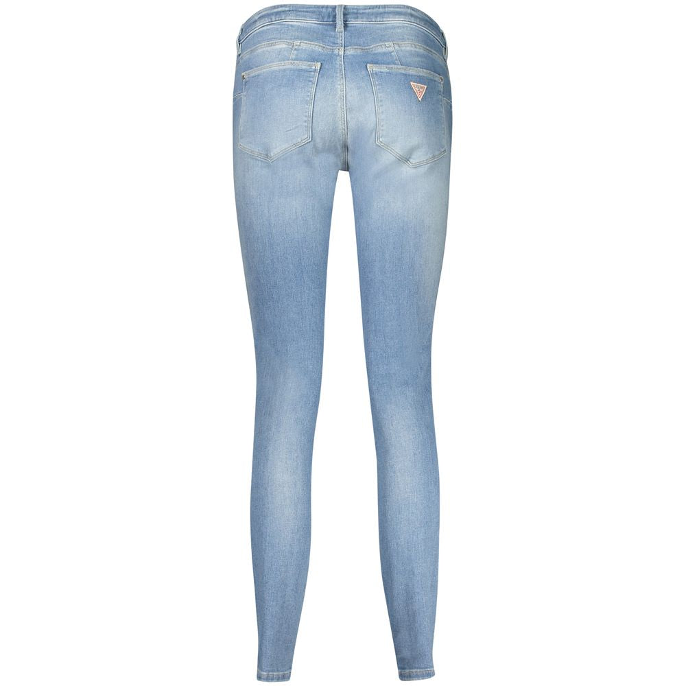 Guess Jeans Light Blue Cotton Jeans & Pant LUNESCAPE