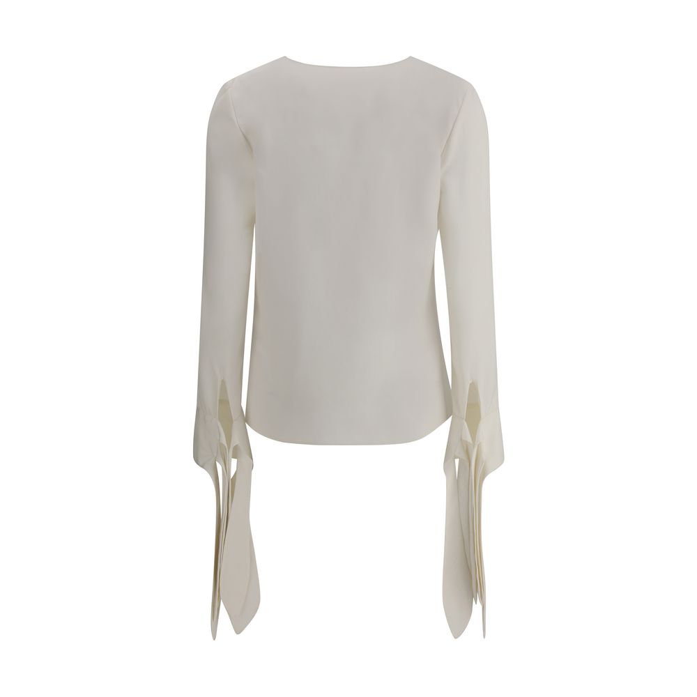 Givenchy Bow cuffs Blouse LUNESCAPE
