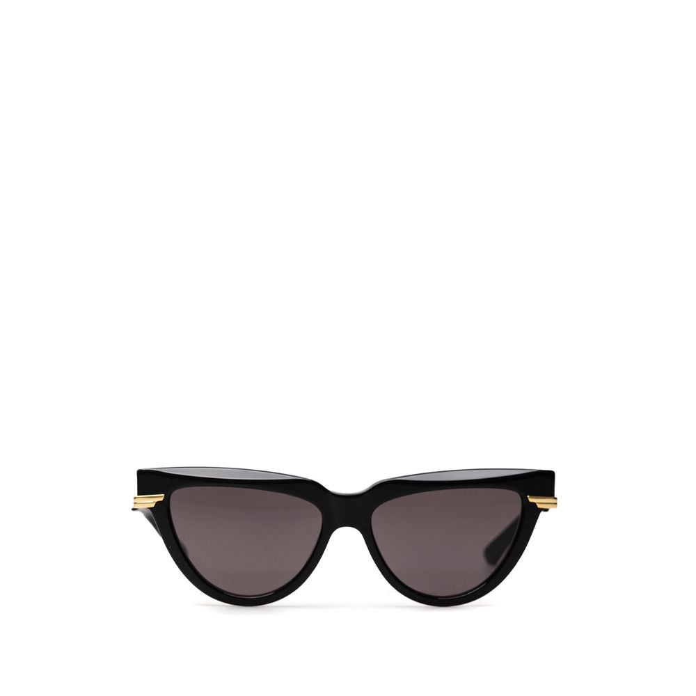 Bottega Veneta Black Acetate Sunglasses LUNESCAPE