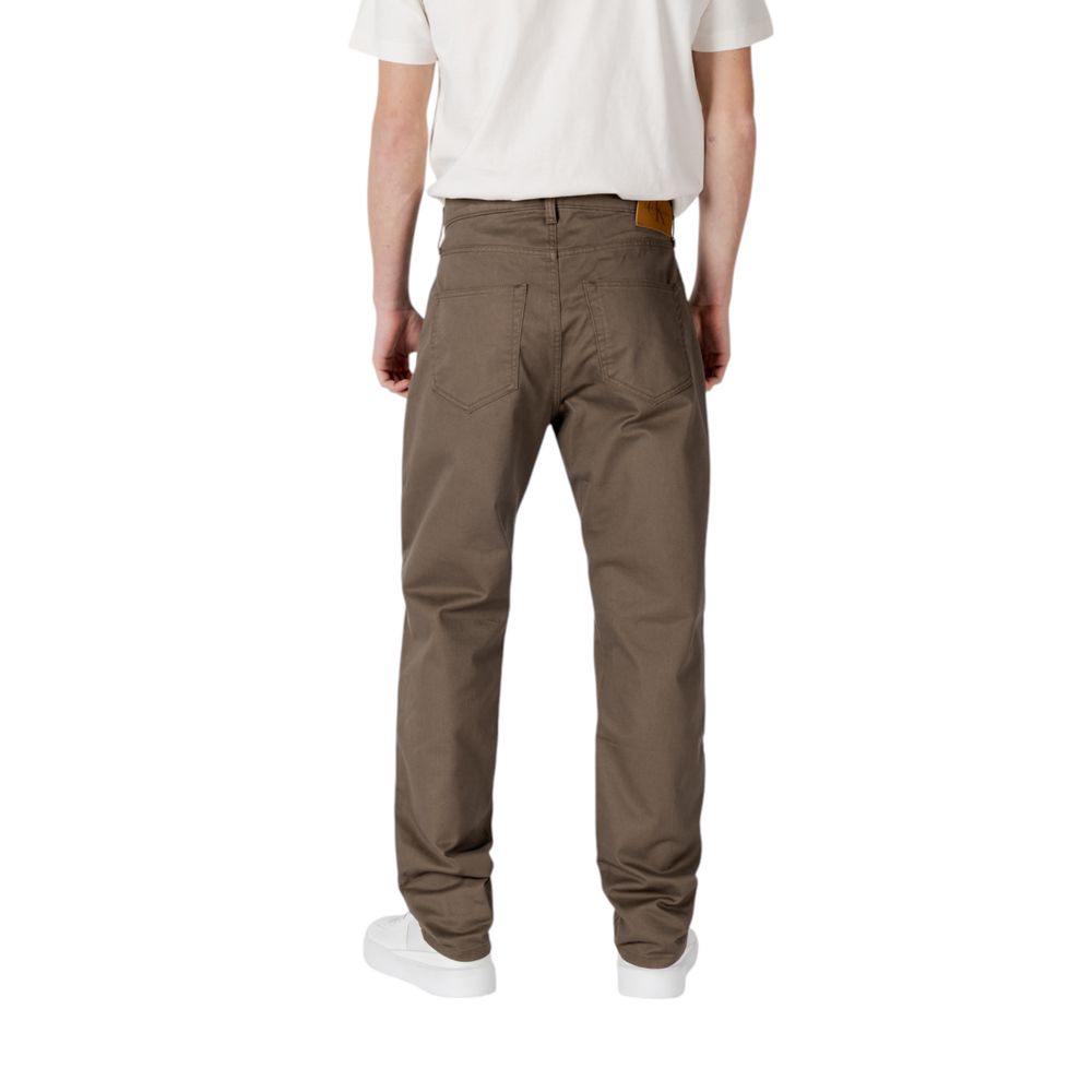 Calvin Klein Jeans Green Cotton Pant LUNESCAPE