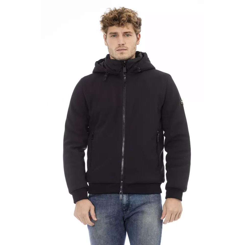 Baldinini Trend Black Polyester Jacket LUNESCAPE