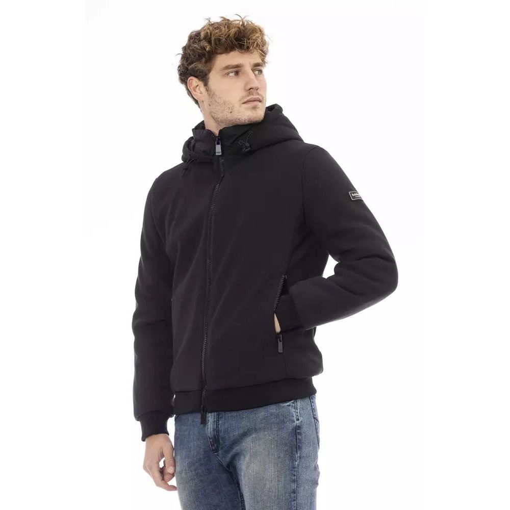 Baldinini Trend Black Polyester Jacket LUNESCAPE