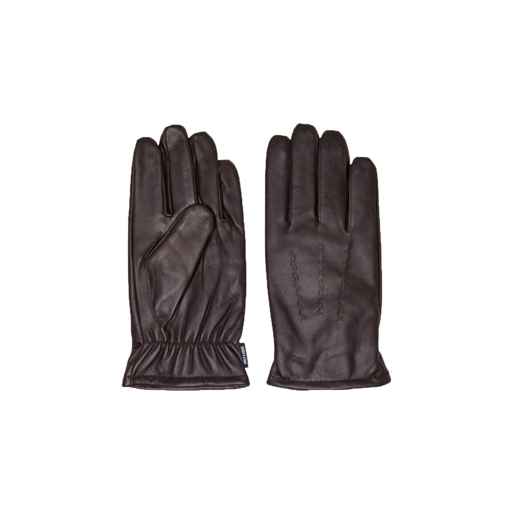 Only & Sons Brown Leather Glove LUNESCAPE
