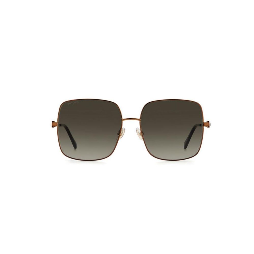 Jimmy Choo Brown Metal Sunglasses LUNESCAPE