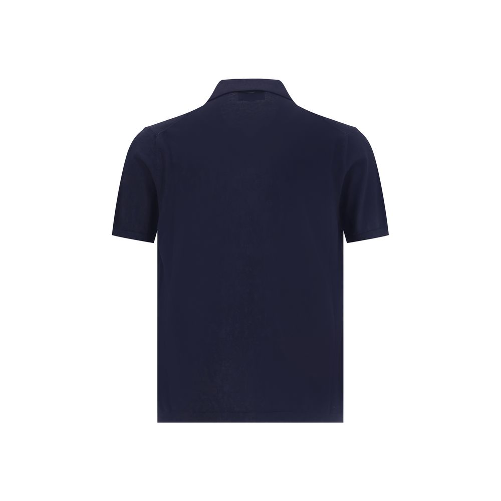 Brooksfield Knit Polo Shirt LUNESCAPE