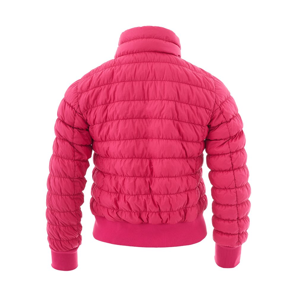 Fuchsia Elegance Polyamide Jacket LUNESCAPE