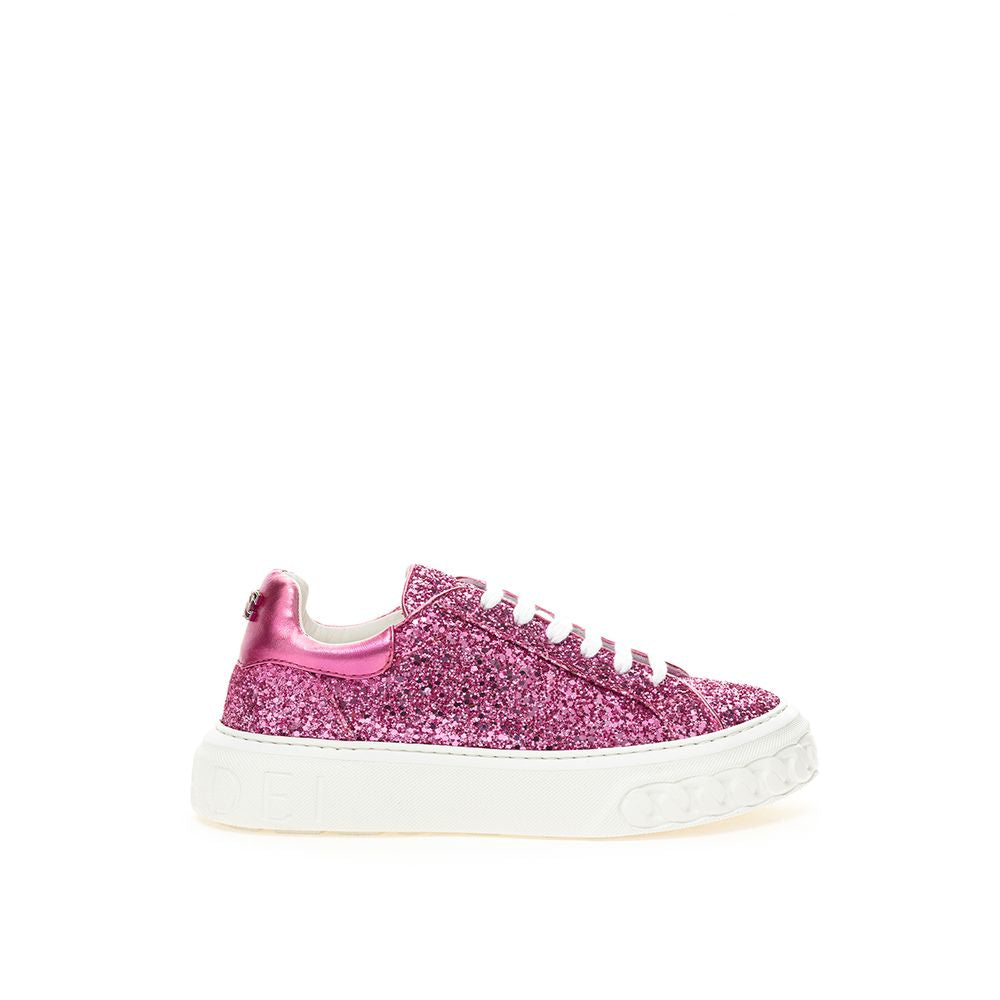 Casadei Fuchsia Elegance Leather Sneakers LUNESCAPE