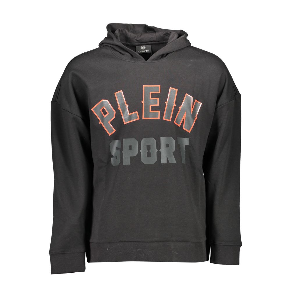 Plein Sport Black Cotton Men Sweater LUNESCAPE